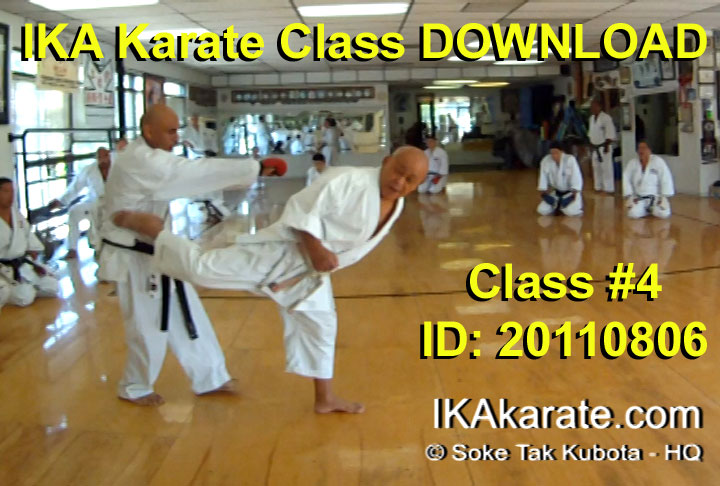 Tak Kubota Karate web class